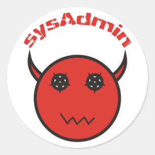 Adesivo sysAdmin Systemadministrator system administrator