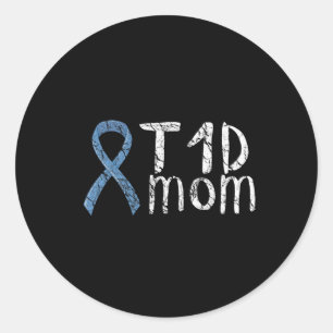 Adesivo T1d Mãe Tipo 1 Sensibilização para a Diabetes Pres