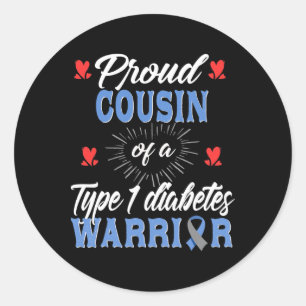 Adesivo T1d Primo Orgulhoso Conscientização do Diabetes Ti