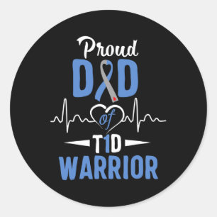 Adesivo T1d Sensibilização para a Diabetes Orgulhosa do Pa