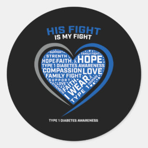 Adesivo T1d Sua Luta É Minha Luta Contra Diabetes Juvenis