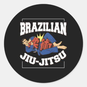 Adesivo T diz Jiu-Jitsu brasileiro