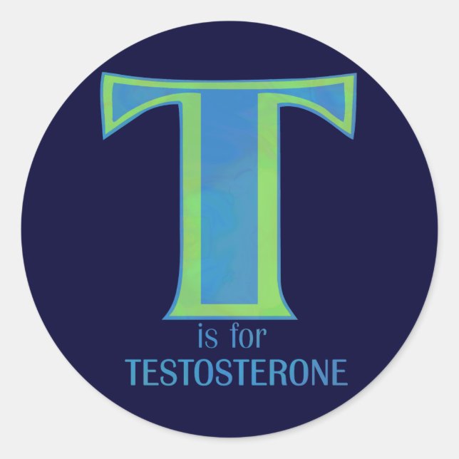 Adesivo T é para a Testosterona (Frente)