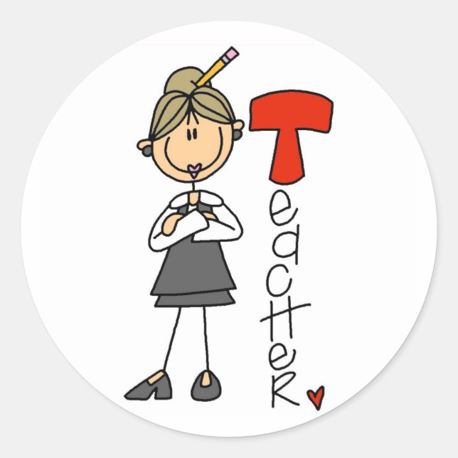 Adesivo T é para professor (Frente)