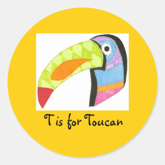 Adesivo T é para Toucan