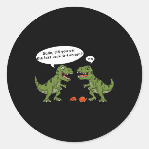 Adesivo T Rex Come Jack O Lantern Halloween Meninas Miúdas