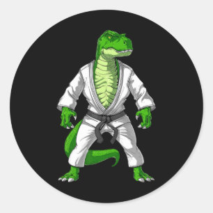 Adesivo T-rex Dinossaur Jiu-jitsu Judo Karate Taekwondo Ma