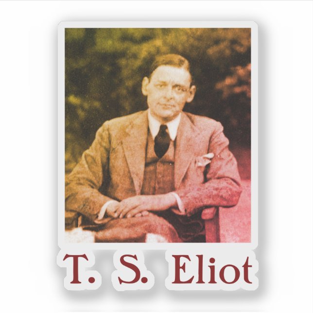 Adesivo T. S. Eliot (Frente)