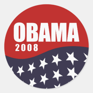 Adesivo T-shirt 2008 de Obama