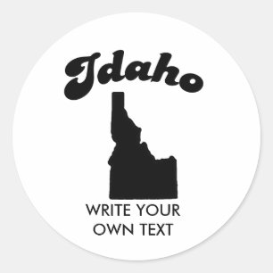 ADESIVO T-SHIRT DA DIVISA DO ESTADO DE IDAHO