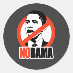 ADESIVO T-SHIRT DE NOBAMA/ANTI-OBAMA