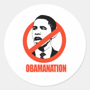 ADESIVO T-SHIRT DE OBAMANATION