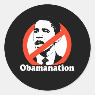 ADESIVO T-SHIRT DE OBAMANATION/ANTI-OBAMA