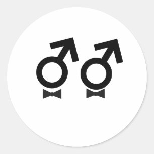 Adesivo T-shirt do casamento gay