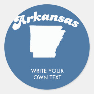 Adesivo T-shirt do T-SHIRT da DIVISA do ESTADO de ARKANSAS