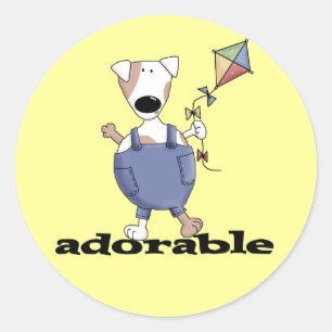 Adesivo T-shirt e presentes adoráveis do cão