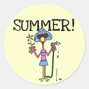 Adesivo T-shirt e presentes cor-de-rosa do verão do