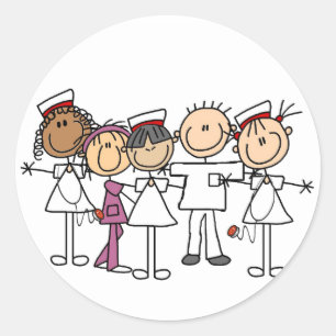 Adesivo T-shirt e presentes da semana das enfermeiras