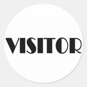 Adesivo T-shirt e presentes do visitante