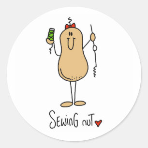 Adesivo T-shirt e presentes Sewing da porca