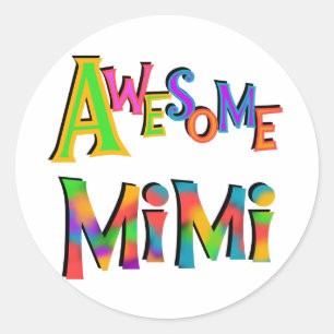 Adesivo T-shirt Mimi e presentes impressionantes