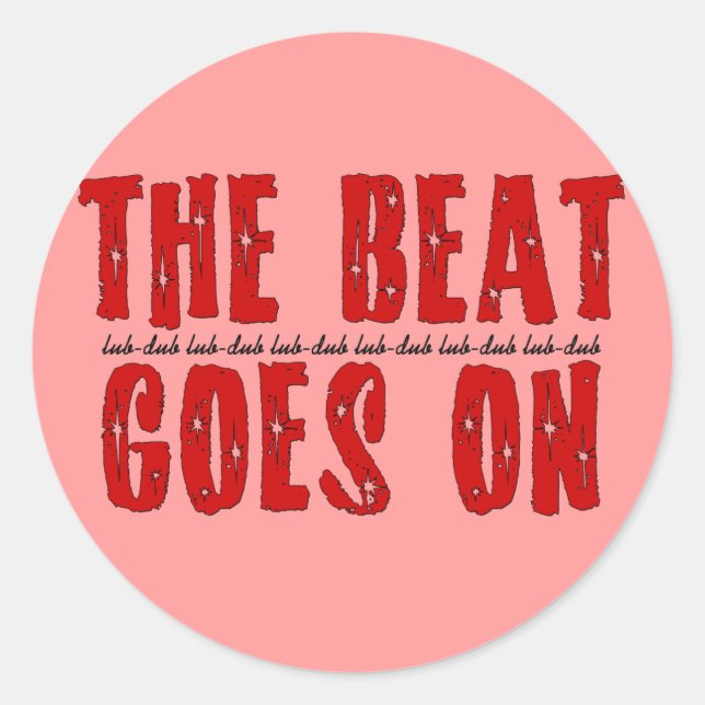 Adesivo T-shirts de ataque cardíaco | Presentes para doent (Frente)