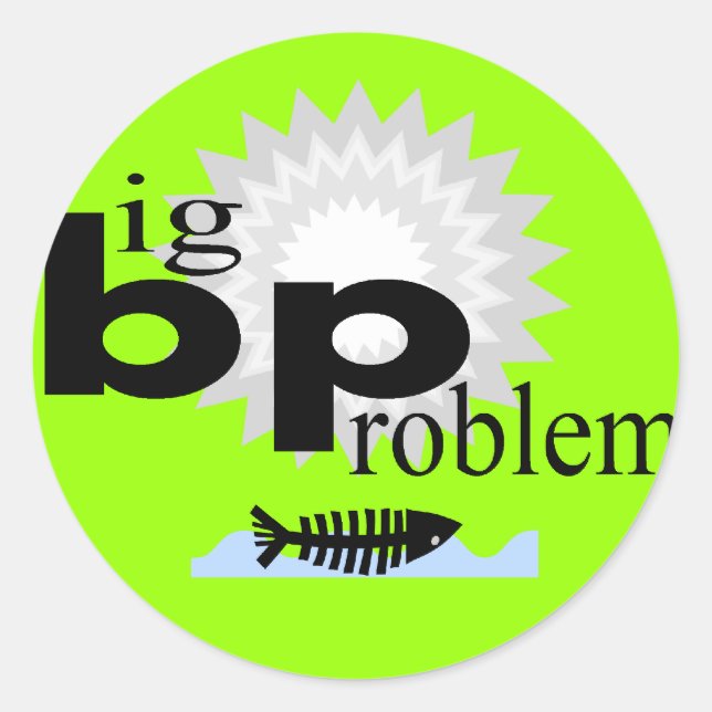 Adesivo T-Shirts de desastre de Derramar de petróleo (Frente)