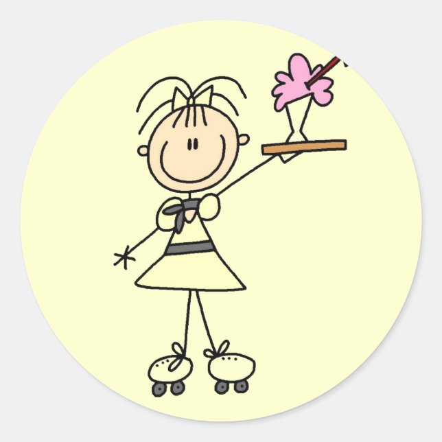 Adesivo T-shirts e Garçonetes de entrada de 50 (Frente)