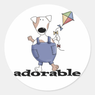 Adesivo T-shirts e presentes de cães adoráveis
