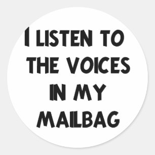 Adesivo T-shirts e presentes de correio engraçado