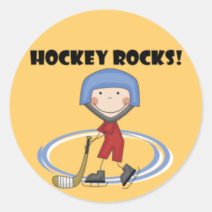 Adesivo T-shirts e presentes de Hockey Rocks