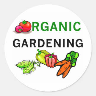 Adesivo T-shirts e presentes de jardinagem orgânica