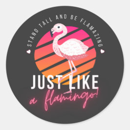 Adesivo T-Shirts Flamingo Engraçadas