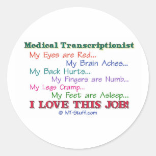 Adesivo TA eu amo este trabalho