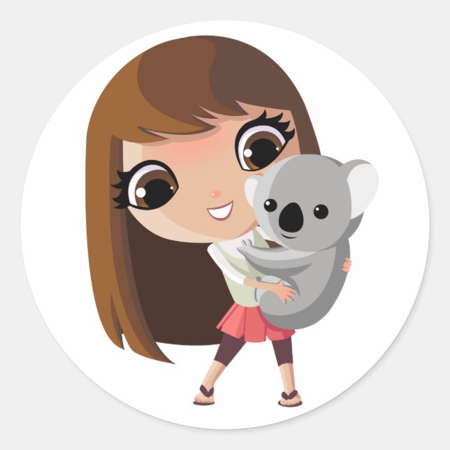 Adesivo Taara e Pudim Koala (Frente)