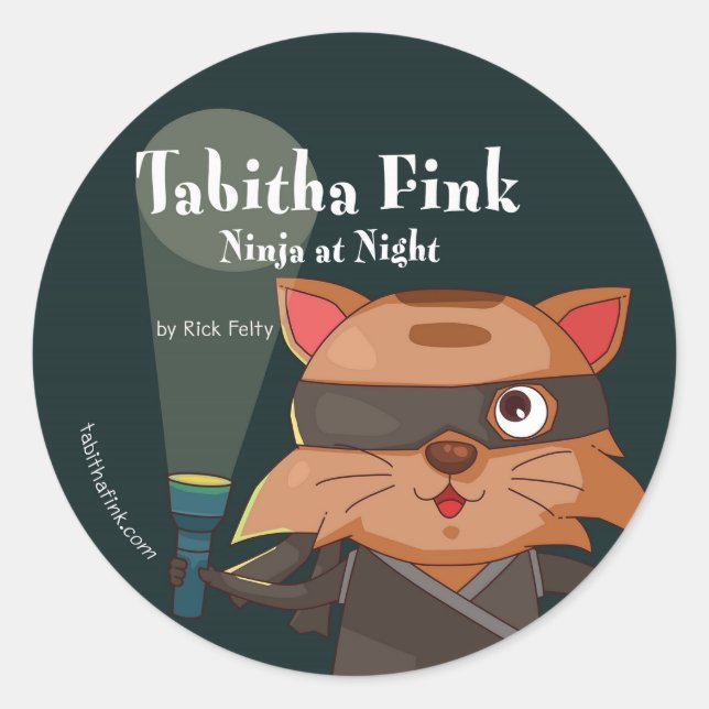 Adesivo Tabitha Fink Ninja Stickers (Frente)