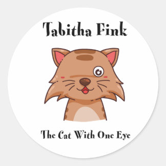 Adesivo Tabitha Fink Round Sticker