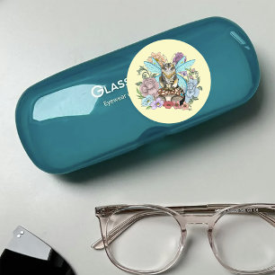 Adesivo Tablet Fairy Cat Mushroom Floral