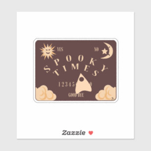 Adesivo Tabuleiro Espiritual Tempos Assustadores Design de