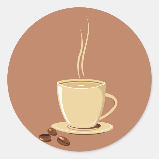 Adesivo Taça Café (Frente)