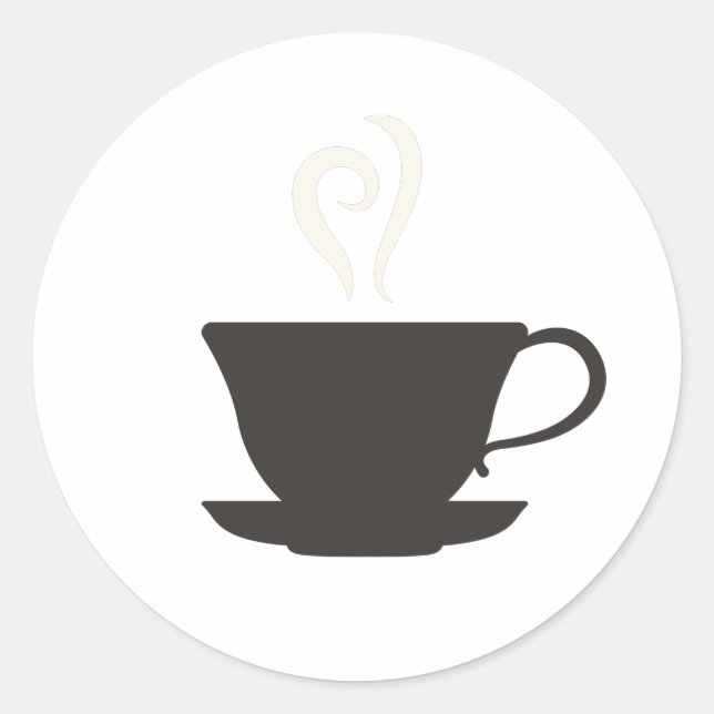 Adesivo Taça Café (Frente)