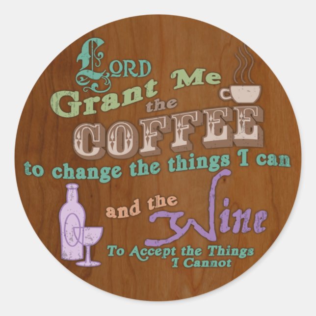 Adesivo Taça da Serenidade (Frente)