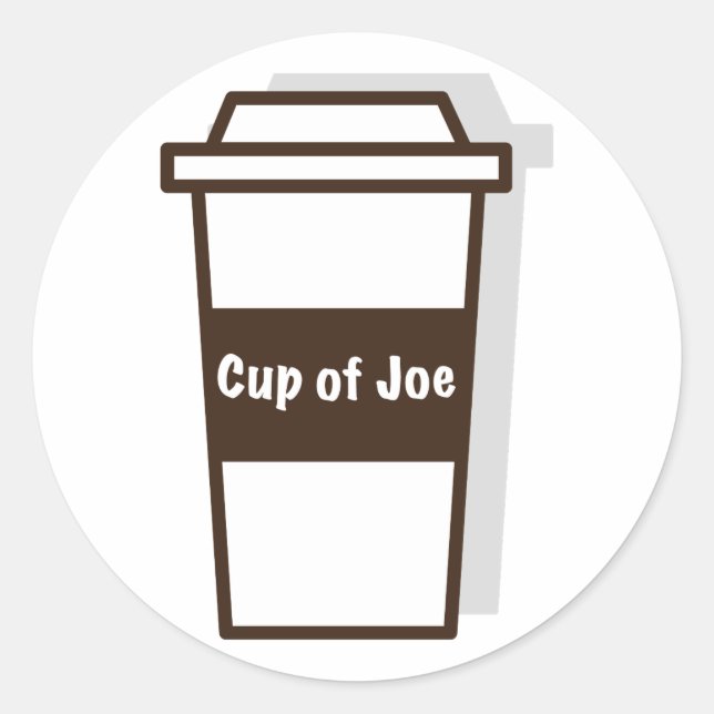 Adesivo Taça De Joe (Frente)