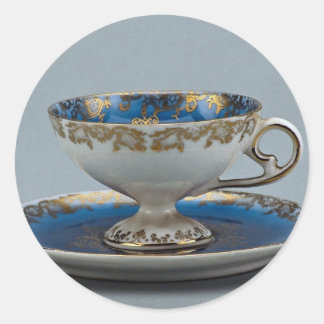 Adesivo Taça e pires com designs coloridos