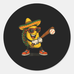 Adesivo Taco beisebol cinco de maio