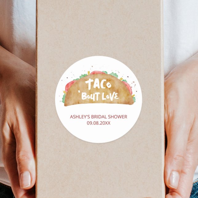 Adesivo Taco 'Bout Love Chá de panela Fiesta (Criador carregado)