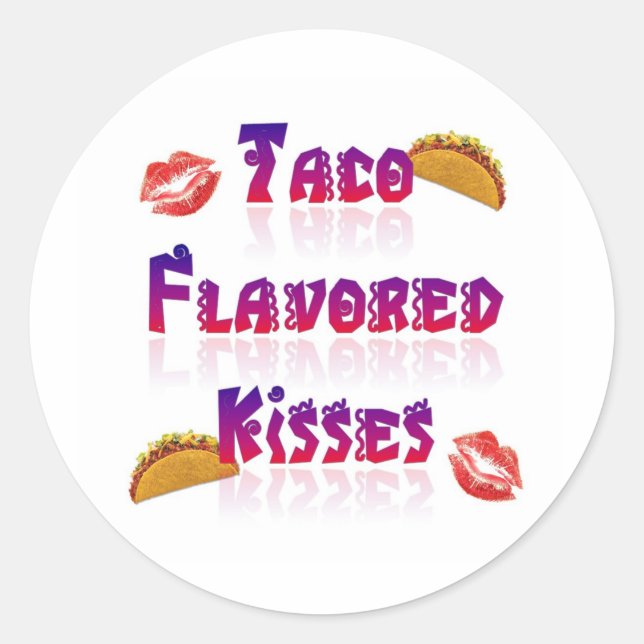 Adesivo Taco Chisses Flavoring (Frente)