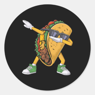 Adesivo Taco Dabbing Cinco De Mayo Engraçado Rapazes Homen