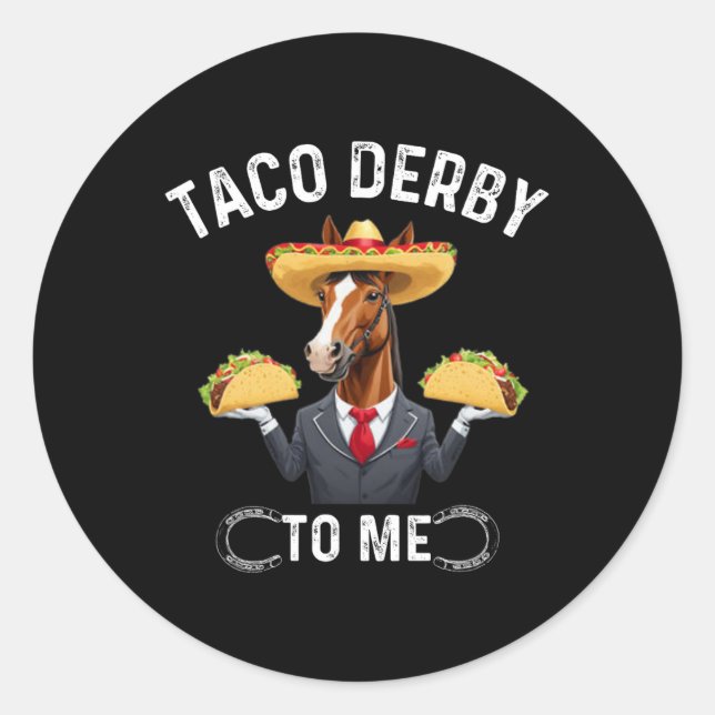Adesivo Taco Derby Para Mim Cinco De Mayo (Frente)