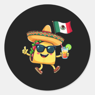 Adesivo Taco México Bandeira Cinco De Mayo Independência M